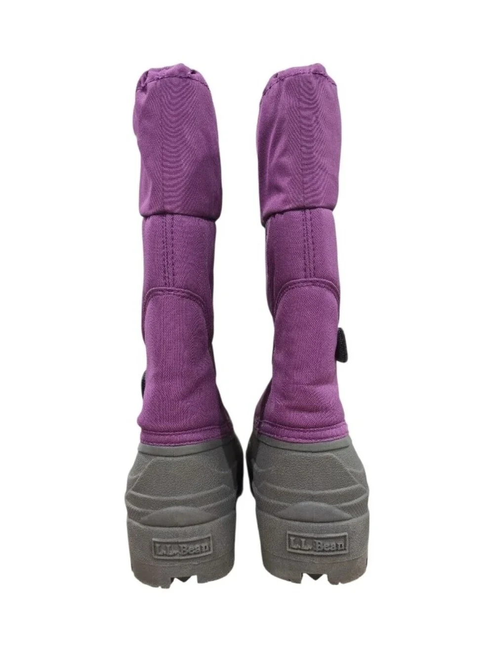 L.L. Bean Big Girl/Kids Northwoods Water Resistant Purple & Gray Boots. Size 6